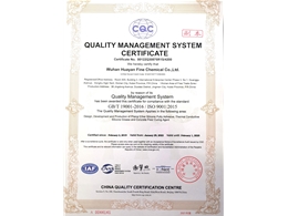 質量管理體系認證證書（英文版）